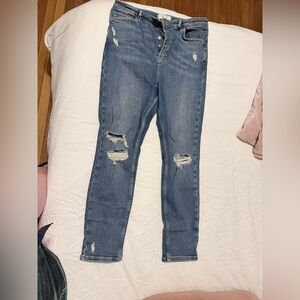 We The Free Medium Blue Distressed Skinny Jeans